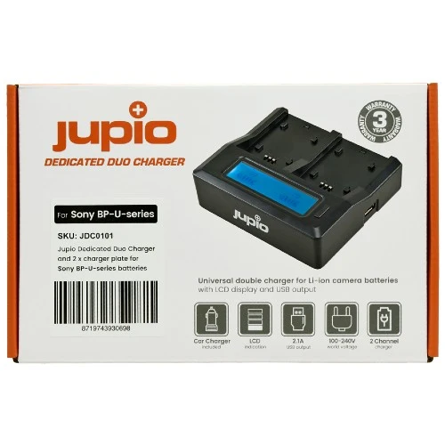 Jupio Dedicated Chargeur double Sony BP