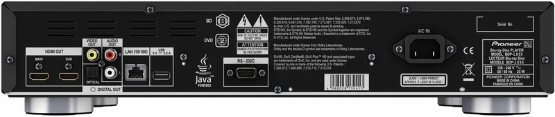 Pioneer BDP-LX55 Noir
