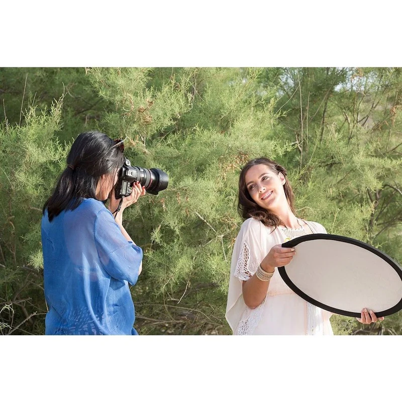 Manfrotto écran de réflexion pliable 50cm or/blanc