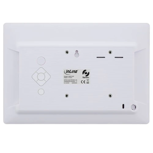 InLine WiFRAME 10,1 "Frameo APP Écran tactile blanc IPS