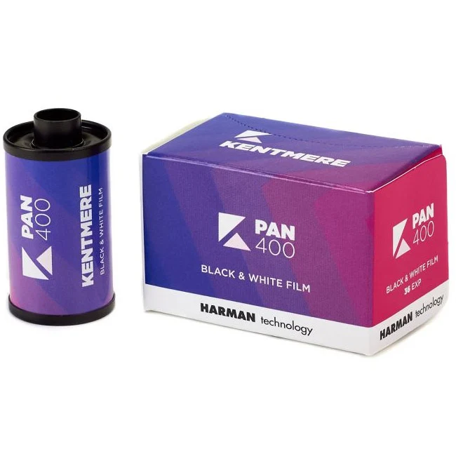 Kentmere Pan400 135/36 Film noir et blanc