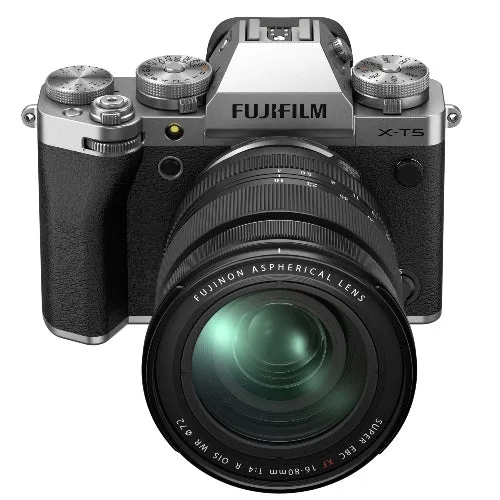 Fujifilm X-T5 argent + XF 16-80mm