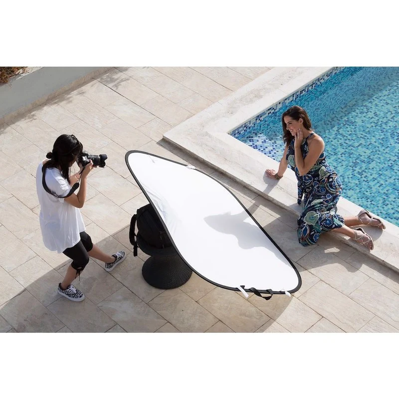 Manfrotto écran de réflexion pliable Panelite 180x120cm feu de soleil/argent