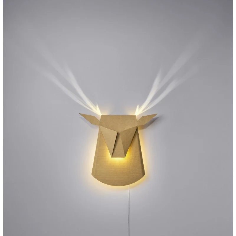 Popup Lighting Deer Head