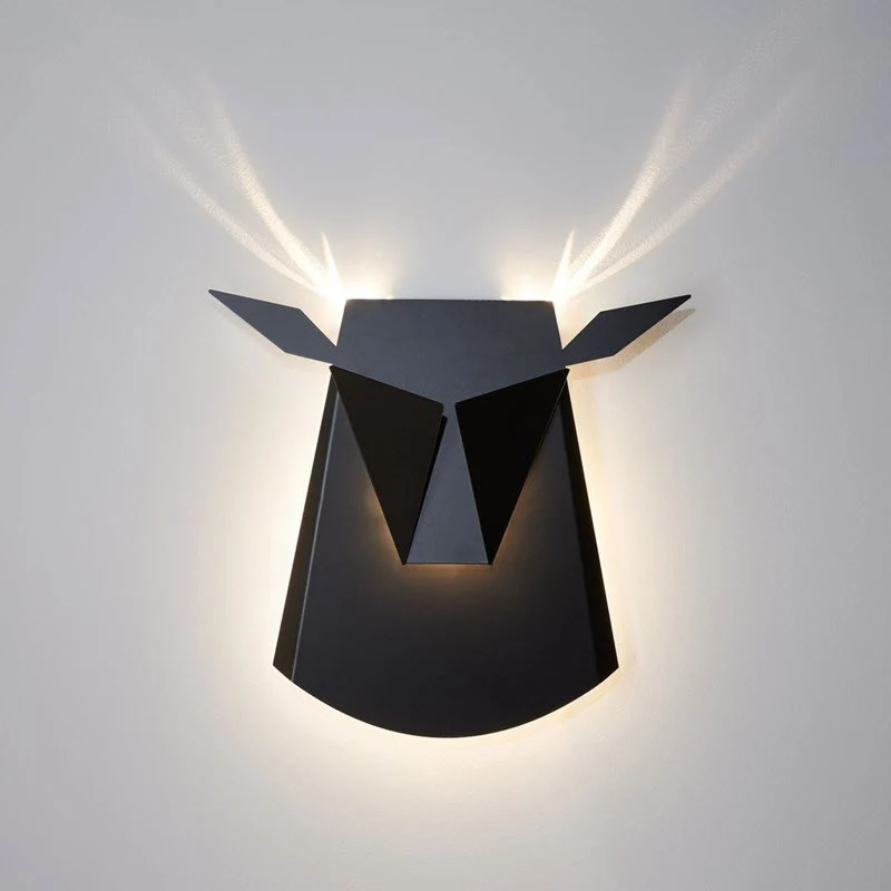 Popup Lighting Deer Head