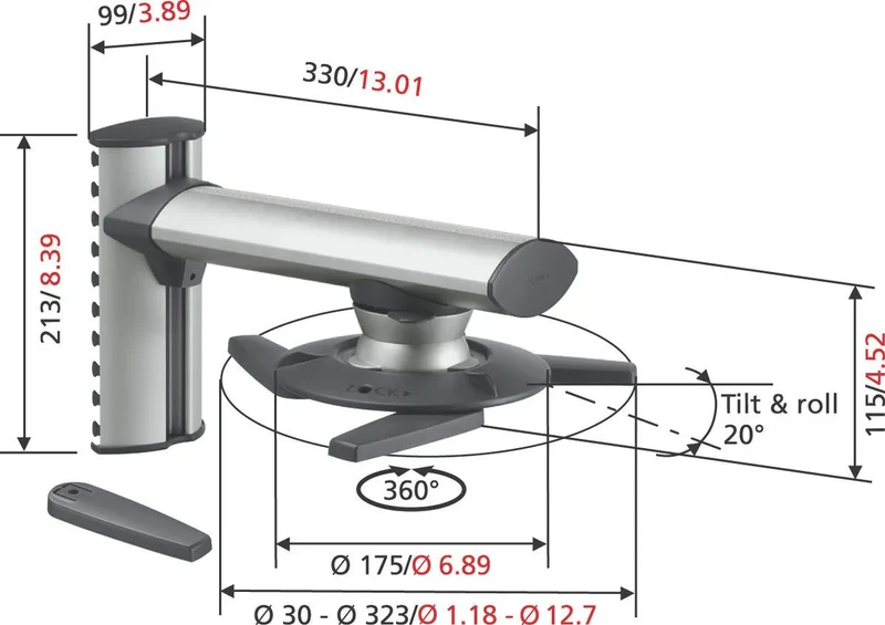 Vogel's EPW-6565 Argent