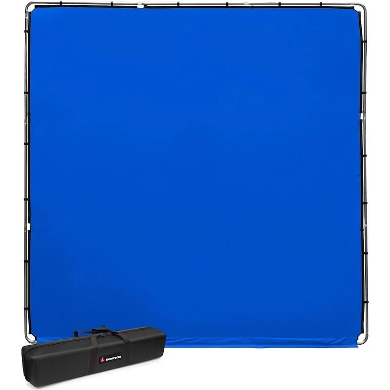 Manfrotto Studiolink Chroma Key Bleu Screen Kit 3x3m