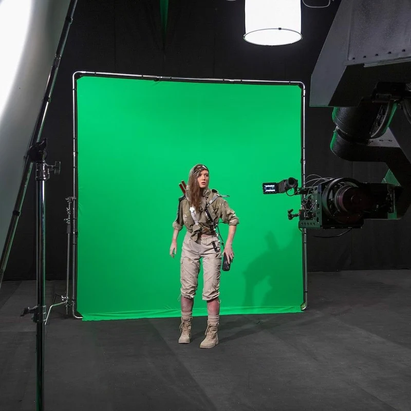 Manfrotto Studiolink Chroma Key Bleu Screen Kit 3x3m