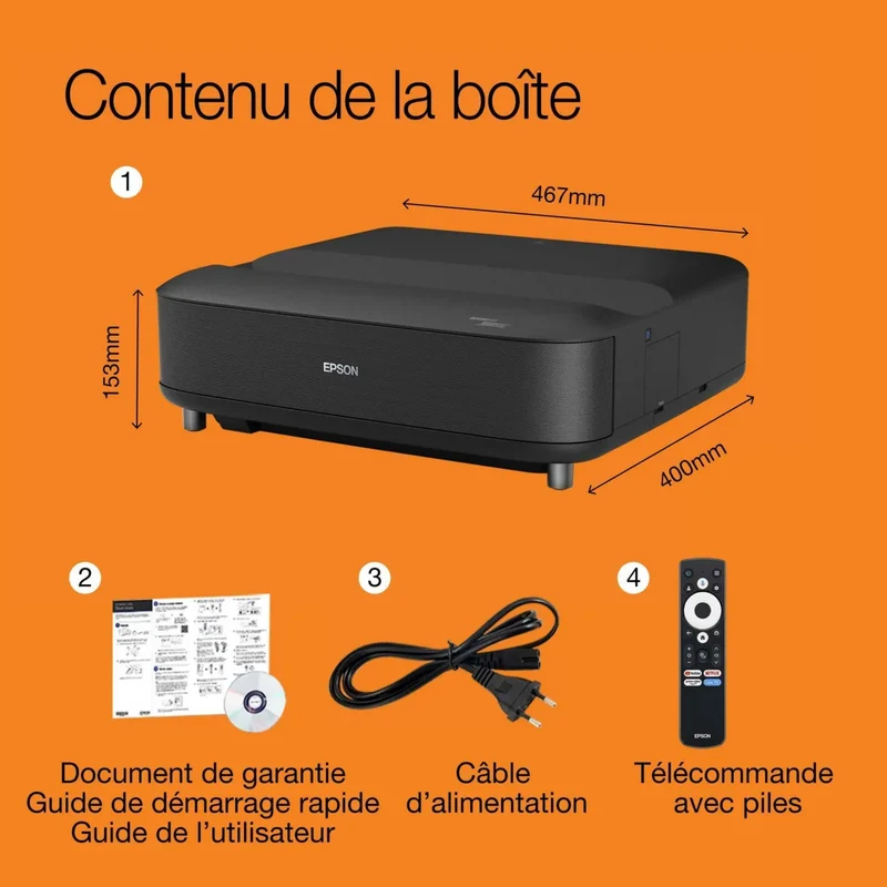 Epson EH-LS670 Noir