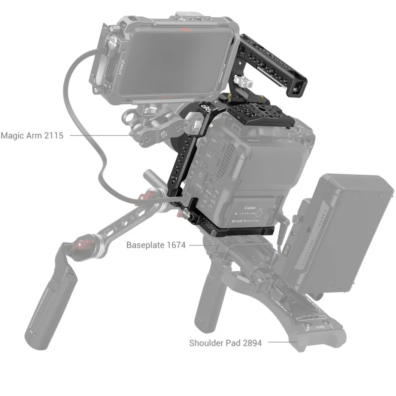 SmallRig Kit portatif pour Canon EOS C70 3899