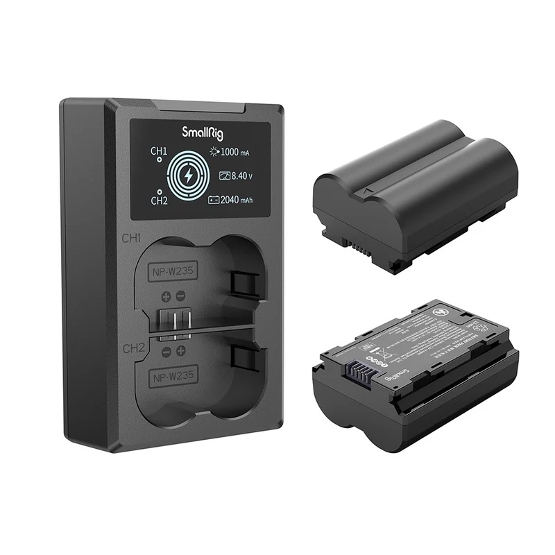SmallRig NP-W235 Appareil Photo Batterie et Chargeur Kit 3822