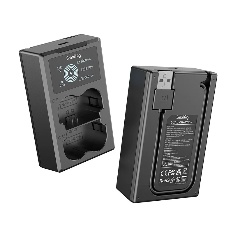SmallRig NP-W235 Appareil Photo Batterie et Chargeur Kit 3822