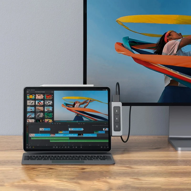 Hyper HyperDrive Media Hub USB-C 6-en-1 pour iPad Pro/Air
