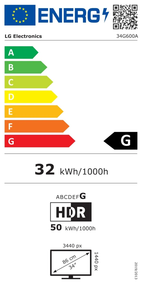 LG Electronics UltraGear 34G600A-B