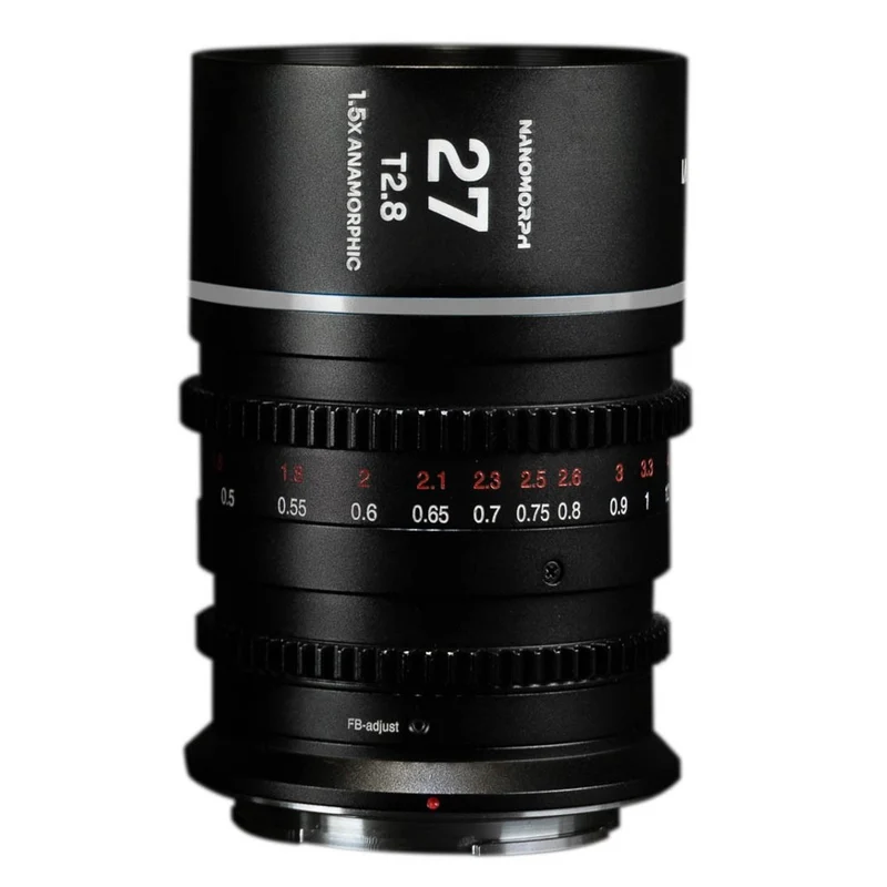 Laowa Nanomorph 27mm T2.8 1.5X S35 (Argent) (Cine) MFT