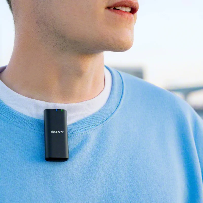 Sony Microphone sans Fil Compatible avec la Chaussure Multi-interface avec Kit de Microphone Lavalier Stéréo Compact