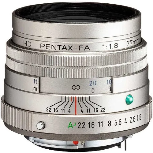 Pentax HD FA 77mm f/1.8 Limitée argent