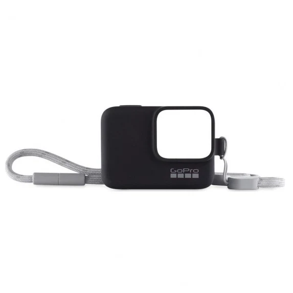GoPro Manchon + Lanière Tour De Cou (Noir)