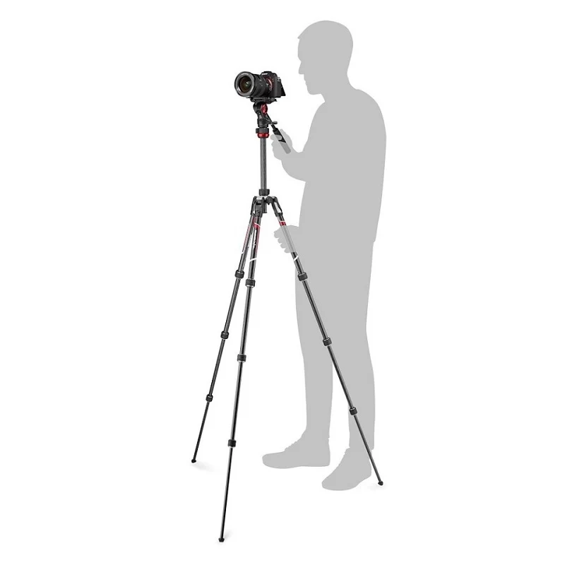 Manfrotto MVKBFRTC-LIVE Befree Advanced Carbon Kit Twistlock avec 2-way Head