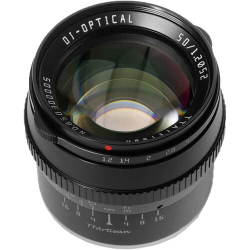 TTArtisan 50mm f/1.2 Sony E Monture