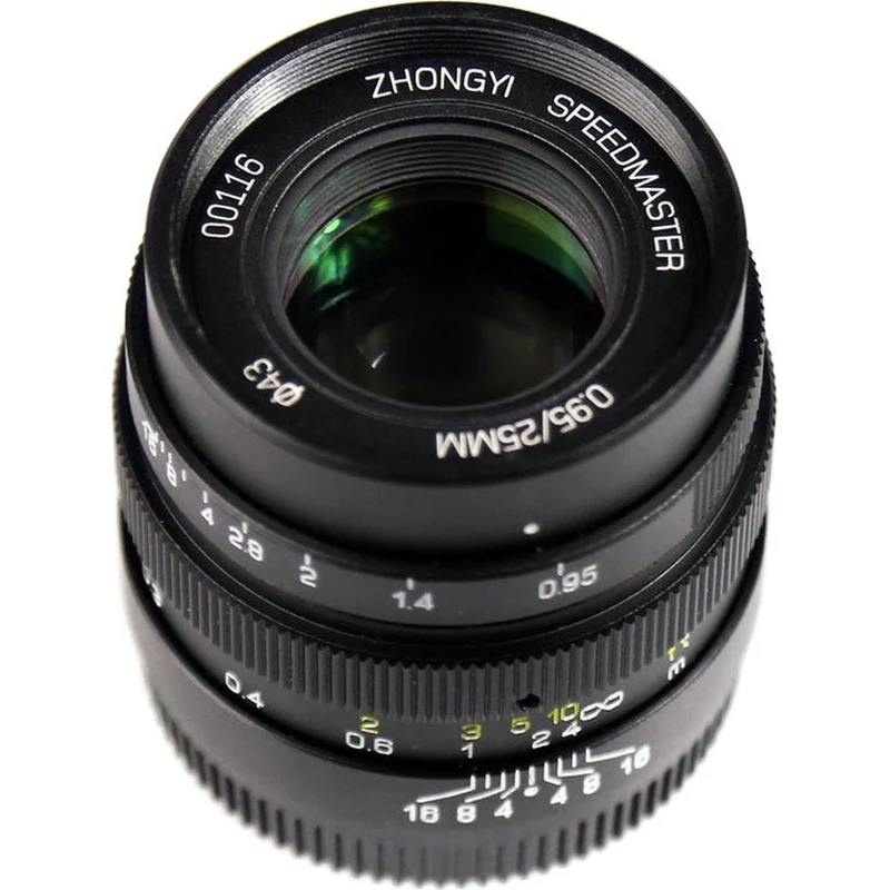 Zhongyi Mitakon 25mm f/0.95 MFT Noir
