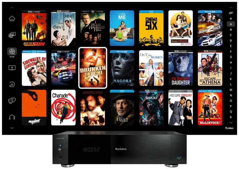 R_volution Player Pro 8K TV