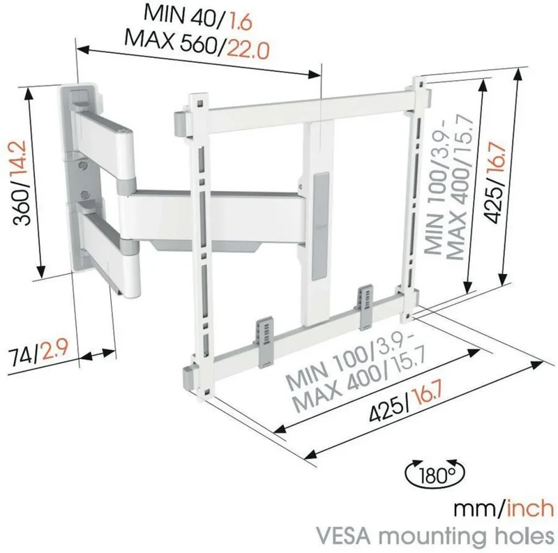 Vogel's TVM 5445 Blanc