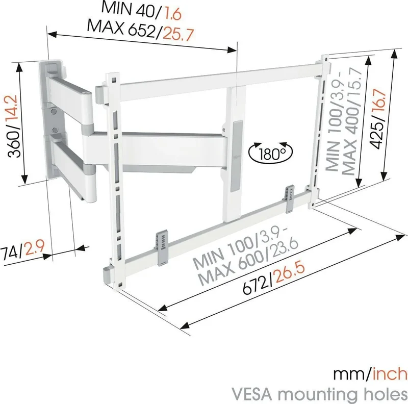 Vogel's TVM 5645 Blanc