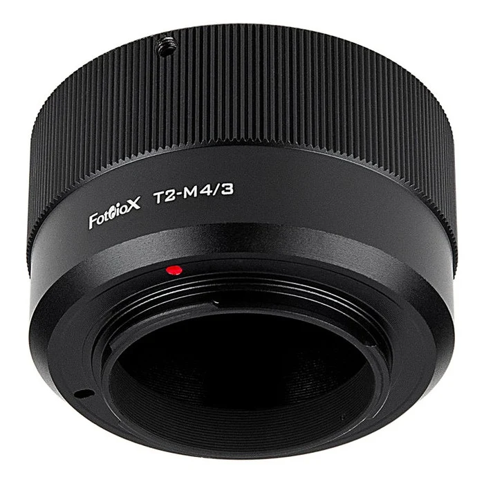 Fotodiox Adaptateur de monture d'objectif - Objectif SLR à monture à vis T-Mount (T / T-2) pour boîtier d'appareil photo sans miroir à monture Micro Four Thirds (MFT, M4/3)