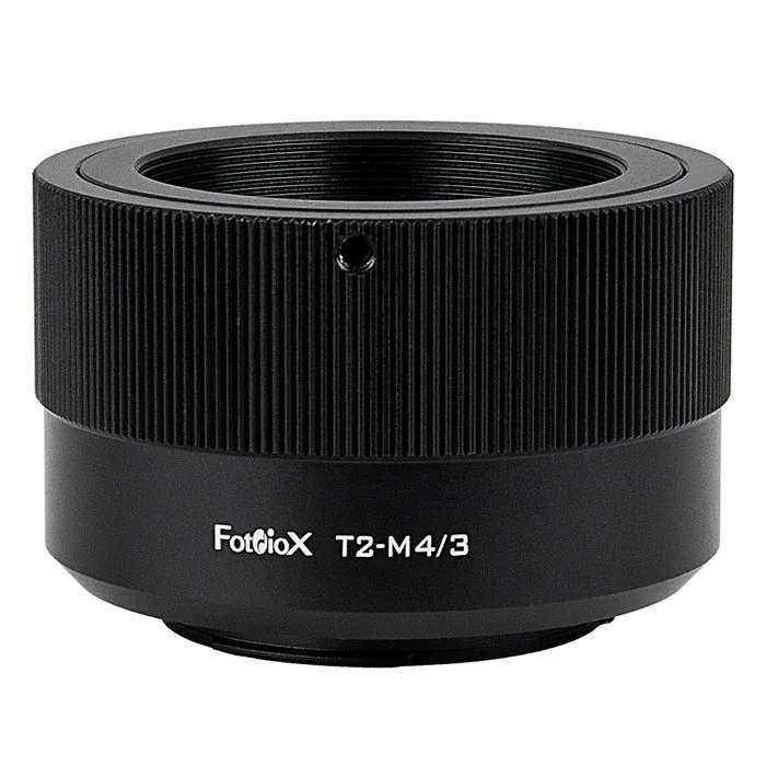 Fotodiox Adaptateur de monture d'objectif - Objectif SLR à monture à vis T-Mount (T / T-2) pour boîtier d'appareil photo sans miroir à monture Micro Four Thirds (MFT, M4/3)