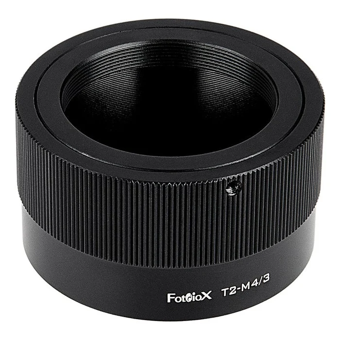 Fotodiox Adaptateur de monture d'objectif - Objectif SLR à monture à vis T-Mount (T / T-2) pour boîtier d'appareil photo sans miroir à monture Micro Four Thirds (MFT, M4/3)