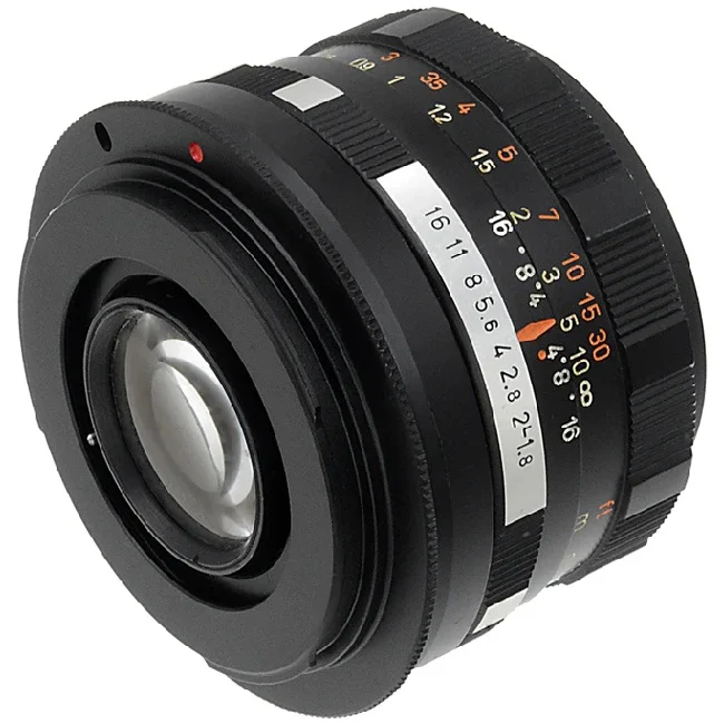 Fotodiox Adaptateur de monture d'objectif compatible avec l'objectif SLR à monture à vis M42 Type 2 pour boîtier d'appareil photo SLR à monture Canon EOS (EF, EF-S) - avec puce de confirmation de mise au point de génération v10