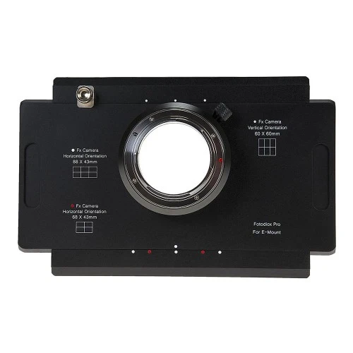 Fotodiox Pro Adaptateur de monture d'objectif - Sony Alpha E-Mount vers 4x5 (SnyE-4x5-Pro)