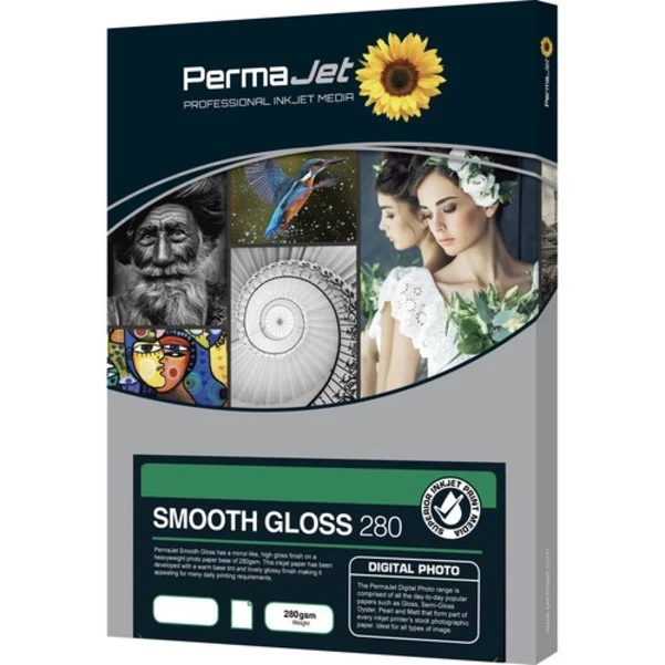 PermaJet PJ50534 Lisse Brillant 280 g/m² A3+ 50 feuilles