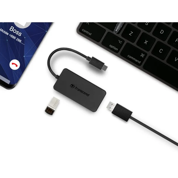 Transcend USB 3.1 Type-C 4-Port Hub