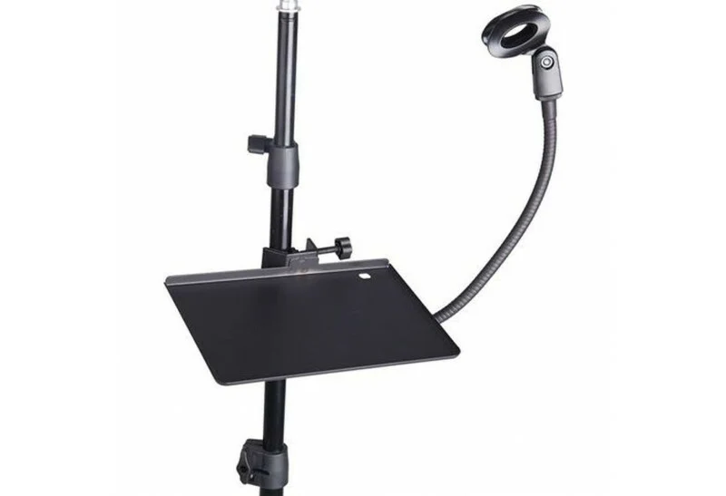 StudioKing LED Vlog Set SK-K190 avec Lampe Annulaire et Support de Micro