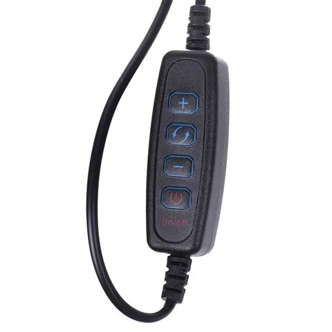 StudioKing LED Vlog Set SK-K190 avec Lampe Annulaire et Support de Micro
