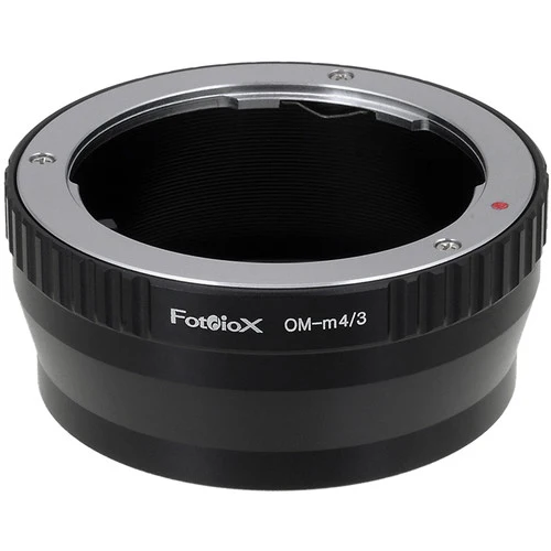Fotodiox Adaptateur de monture d'objectif - Objectif Olympus Zuiko (OM) 35mm SLR pour boîtier d'appareil photo sans miroir à monture Micro Four Thirds (MFT, M4/3)