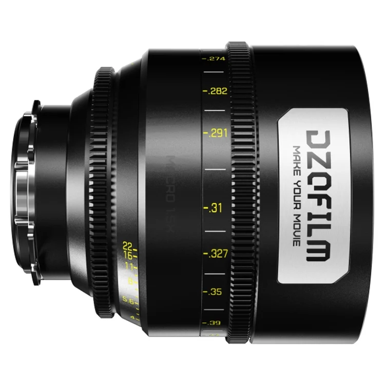 DZOFilm Gnosis 90mm T2.8 Objectif à focale fixe macro dans un étui de sécurité - métrique