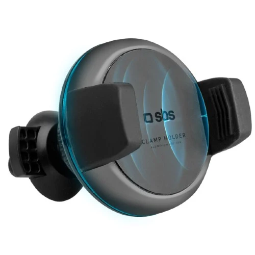 SBS Support de Voiture pour Téléphone Circulaire sans Fil Pince Chargeur Qi 10W