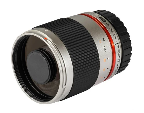 Samyang 300mm Reflex f/6.3 Canon EOS M Argent