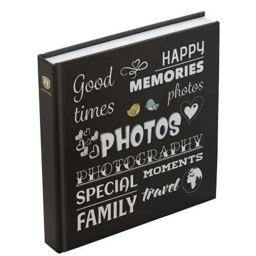 Henzo Album photo 100 pages Wording 30x30 noir