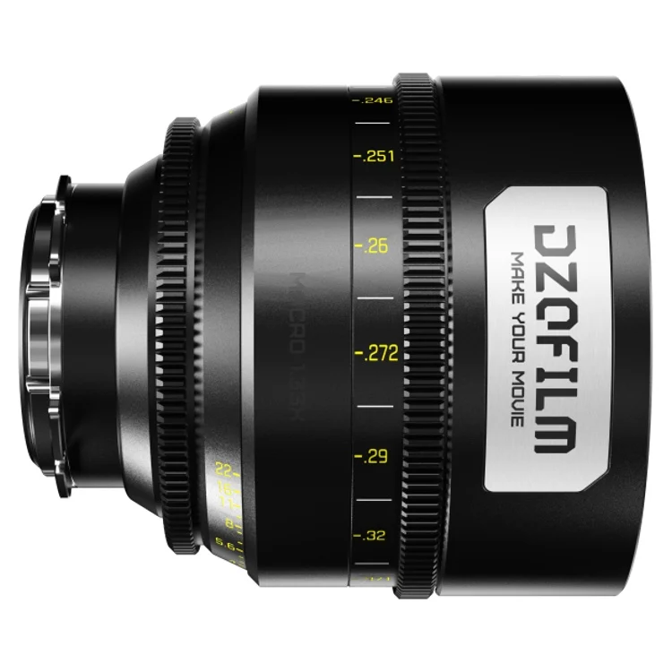 DZOFilm Gnosis 65mm T2.8 Objectif à focale fixe macro dans un étui de sécurité - métrique