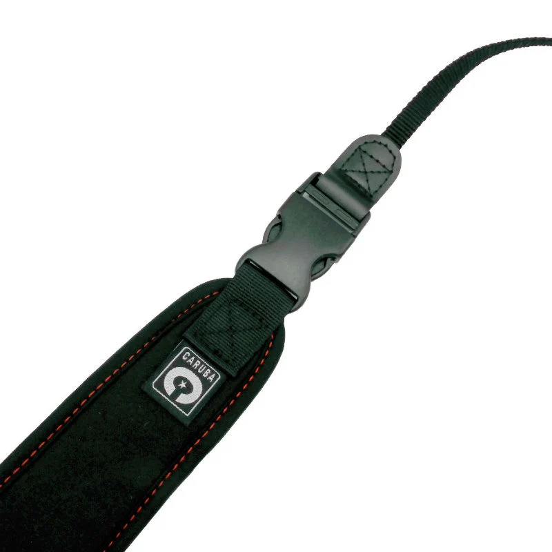 Caruba Appareil photo Neckstrap - comfort + Attache Rapide (Noir+Rouge)