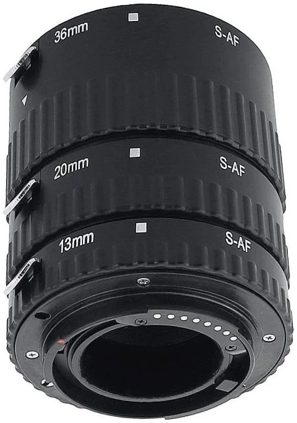 Meike kit anneaux d’extension ECO 13/20/36mm pour Sony A