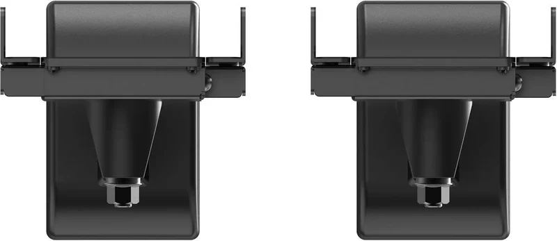 Norstone Bookshelves Wall Mount Noir (la paire)