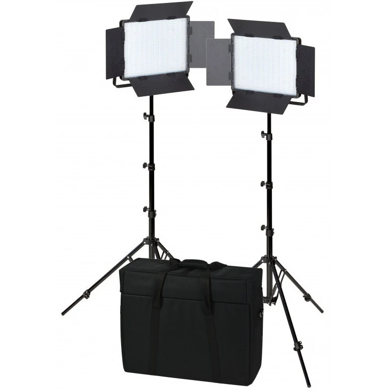 Nanlite 600-CSA bi-color dual kit (Avec étui et support de lumière)