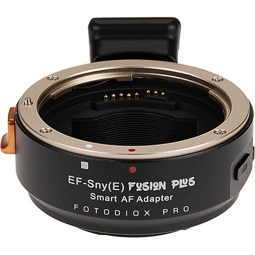 Fotodiox Pro Fusion Plus Adaptateur d'objectif, adaptateur AF intelligent amélioré - Compatible avec CanonEF - Sony Alpha E-Mount