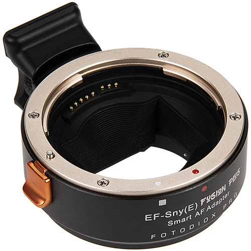 Fotodiox Pro Fusion Plus Adaptateur d'objectif, adaptateur AF intelligent amélioré - Compatible avec CanonEF - Sony Alpha E-Mount