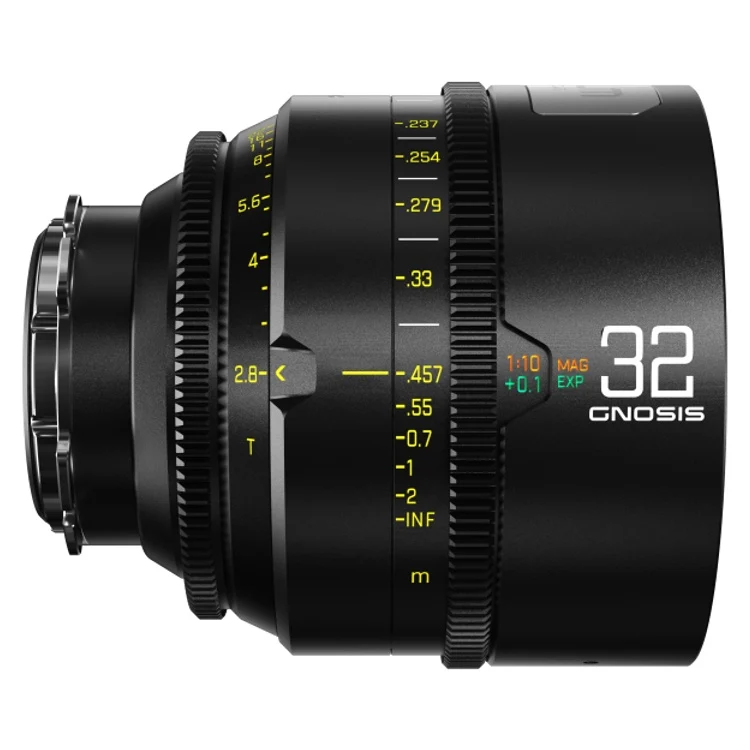 DZOFilm Gnosis 32mm T2.8 Objectif à focale fixe macro dans un étui de sécurité - métrique
